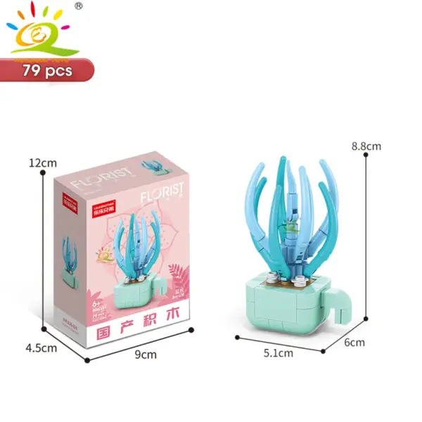 DIY Flower Succulent Building Blocks Set - Image 6