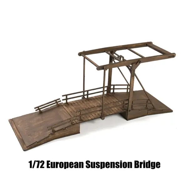 1/72 Wooden WWII Suspension Bridge Model Kit - Image 6