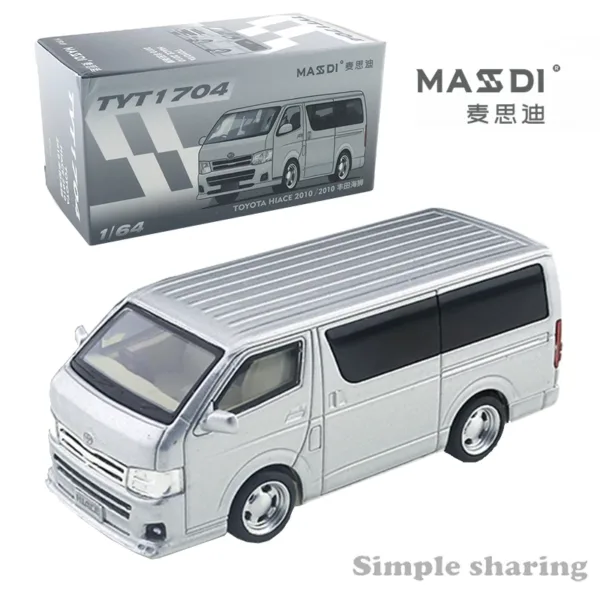 2010 Toyota Hiace 1:64 Scale Diecast Model