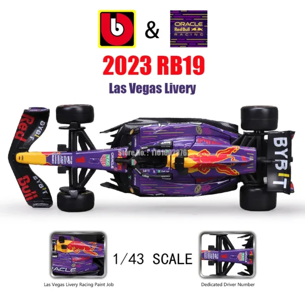 1:43 Scale Red Bull Racing F1 Diecast Model