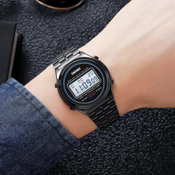 Digital Waterproof Stopwatch Watch for Men - Image 3