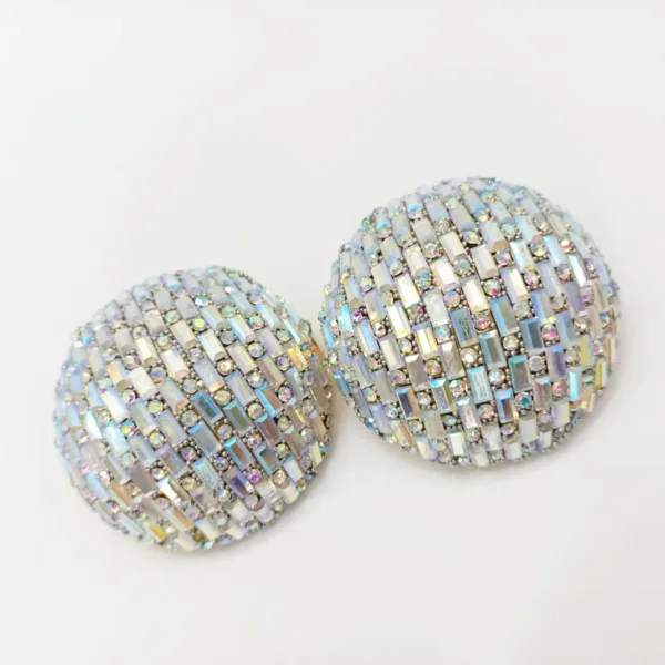 Trendy Women’s Stud Earrings with Rhinestones - Image 24