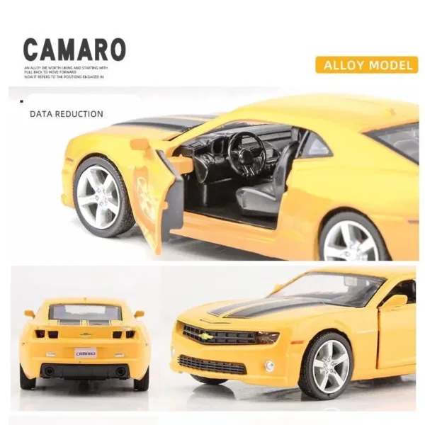 1:36 Alloy Chevrolet Camaro Diecast Model Car - Image 3