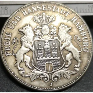 Vintage 1912 Hamburg 3 Mark Replica Collectible 5 S20f66c51e542423ab9c75bedf71fa1a83