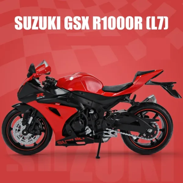 1/12 Suzuki GSX-R1000RR Diecast Metal Model - Image 12