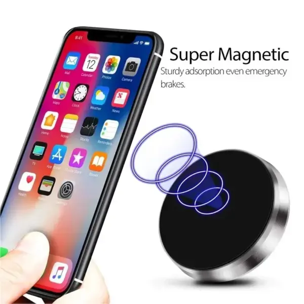 Universal Magnetic Car Phone Holder Stand - Image 3