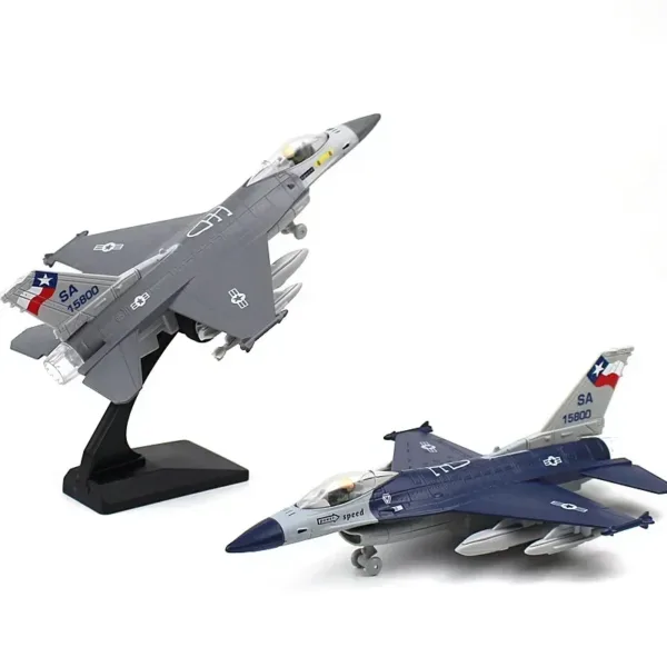 Diecast Metal F16 Fighter Aircraft Model