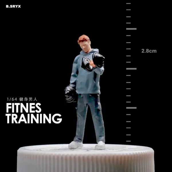 1/64 Scale Miniature Male Figurine Model - Image 40