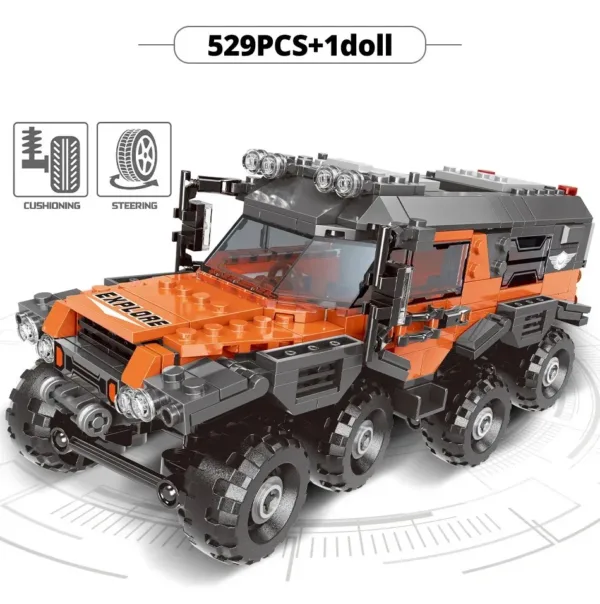 Off-Road Adventure Vehicle Building Blocks Set - Image 9