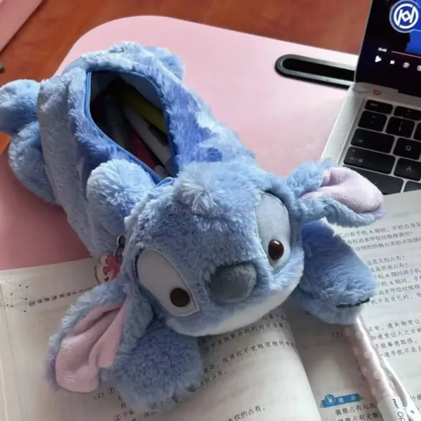 Disney Stitch Plush Pencil Case for Kids - Image 5