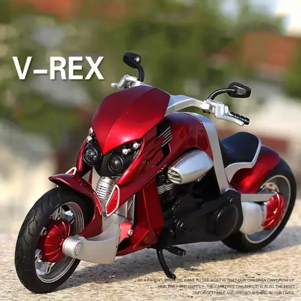 1/12 Scale V-REX Alloy Motorcycle Model Toy