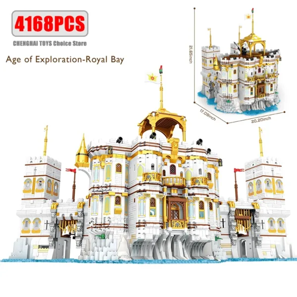 4168PCS Royal Bay Castle Building Blocks Set