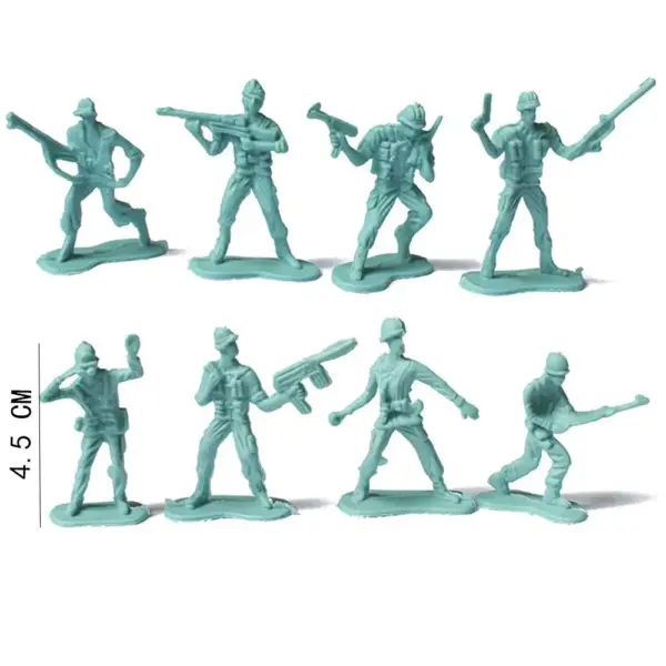 100Pcs Military Plastic Soldier Playset - Image 5