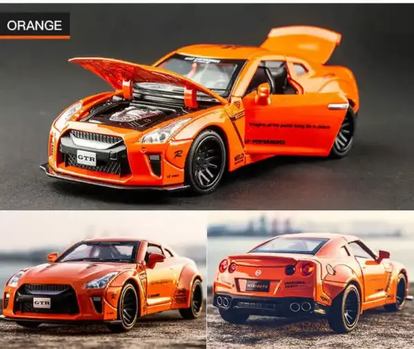 1:32 Nissan GTR Diecast Car Model - Image 12