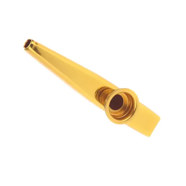 Aluminum Alloy Kazoo Musical Instrument Gold - Image 3