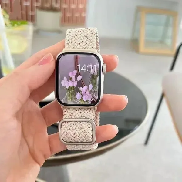 Korean Cute Nylon Strap for Apple Watch 38-49mm - Image 3