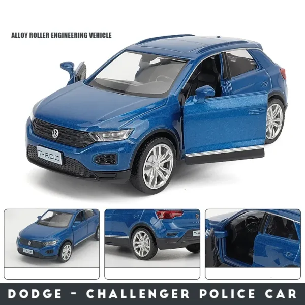 1:36 Volkswagen T-ROC Alloy Diecast Model Car - Image 5