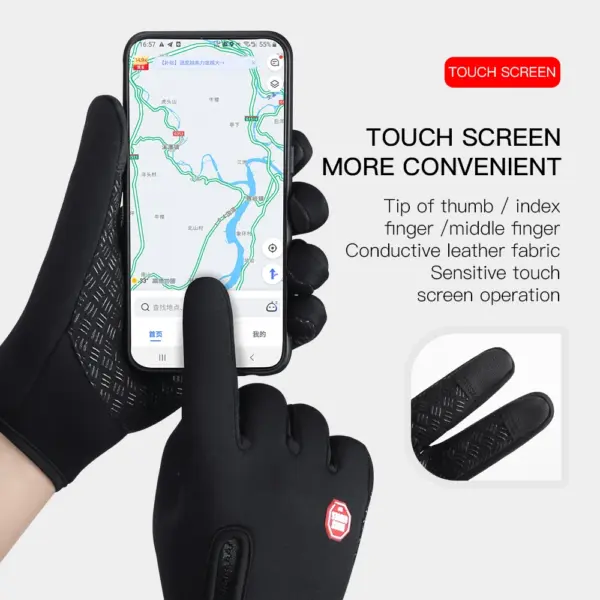 Windproof Touchscreen Motorbike Gloves for All - Image 5