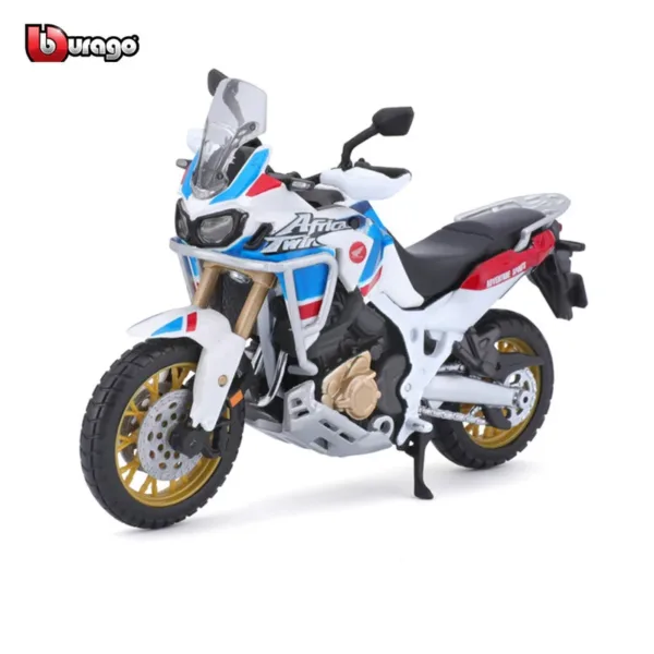 1:18 Bburago Honda Africa Twin Model Motorcycle - Image 2