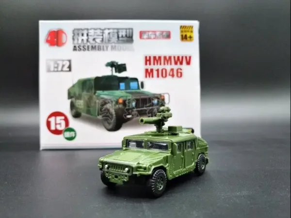 1:72 Hummer Missiles Assemble Model Truck - Image 10