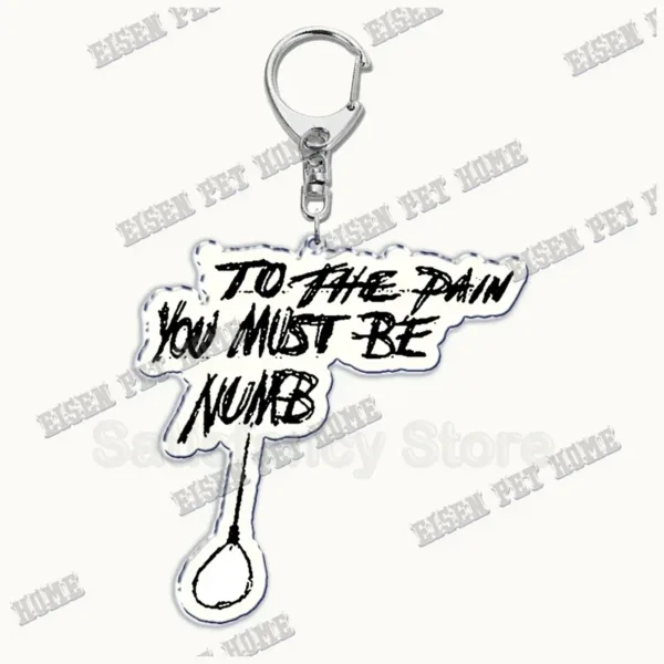 Lil Peep Acrylic Keychain Pendant Gift - Image 38