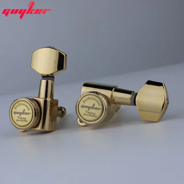 Gold Locking Guitar Tuners 1:18 Gear Ratio - Image 6