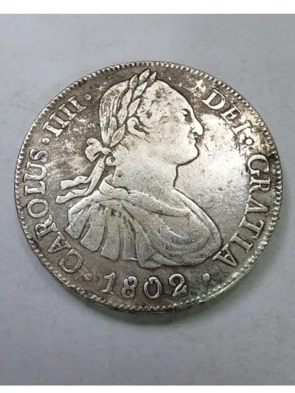 Bolivia 8 Reales Silver Plated Coin Copy - Image 13