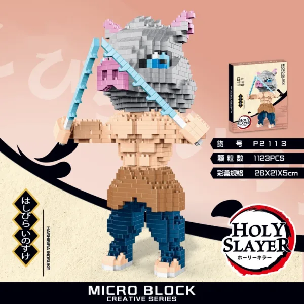 Demon Slayer Anime Mini Building Blocks Set - Image 4