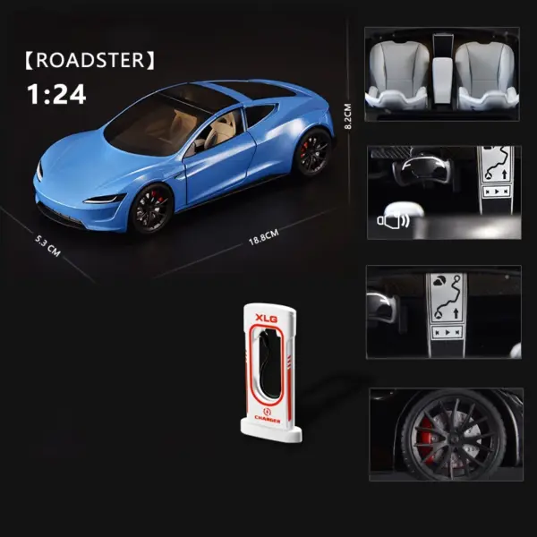 1:24 Alloy Model X Model 3 Model Y Car - Image 20