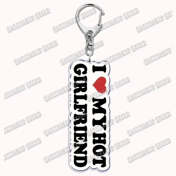 Silver Keychain with Heartfelt Letter Design - Image 28