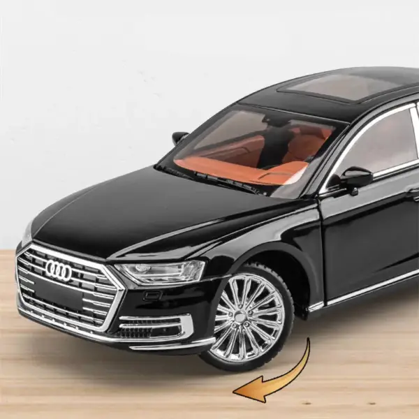 1:24 Audi A8 Alloy Diecast Model Car - Image 4