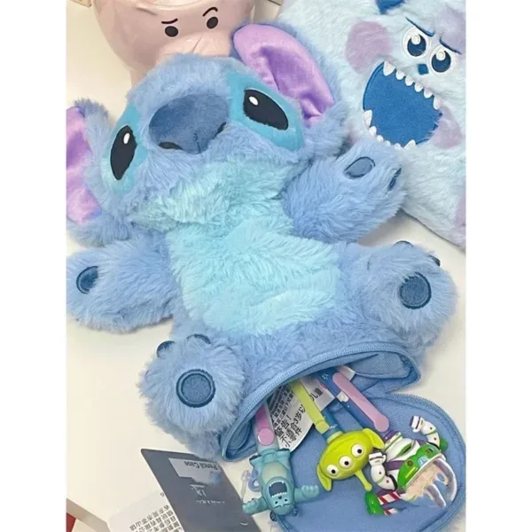 Disney Stitch Plush Pencil Case for Kids