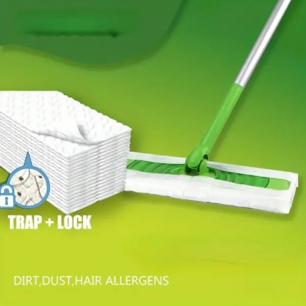 100 Disposable Dust Removal Cloths for Mops - Image 2