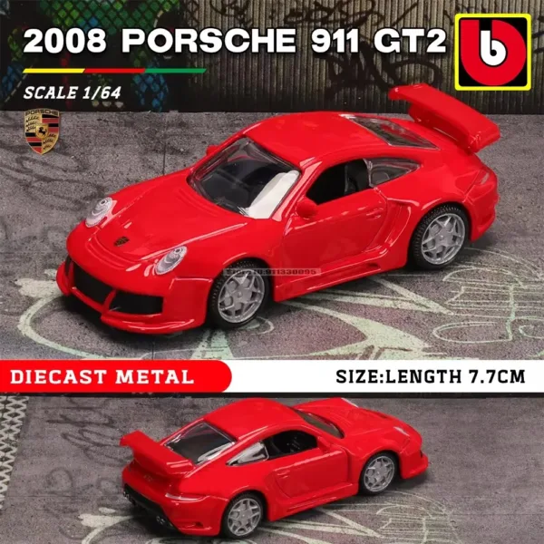 Bburago 1:64 Volkswagen Beetle Diecast Model - Image 13