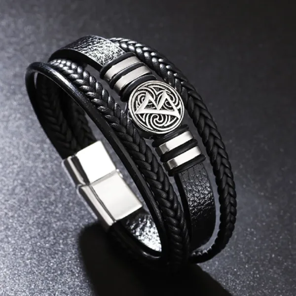 Punk Vintage Geometric Cuff Bracelet Unisex - Image 18