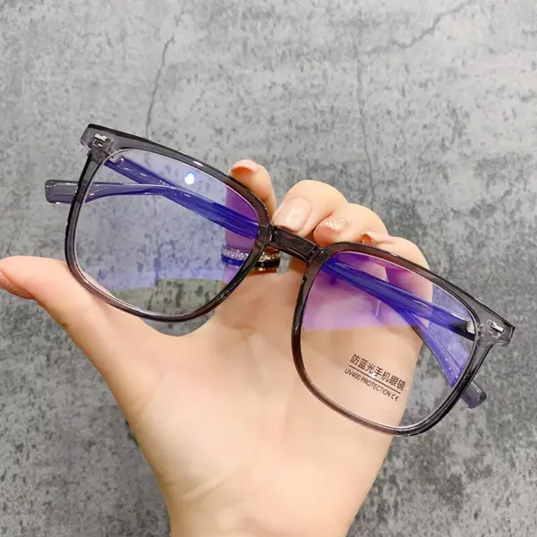 Unisex Anti Blue Light Square Glasses Frame - Image 3