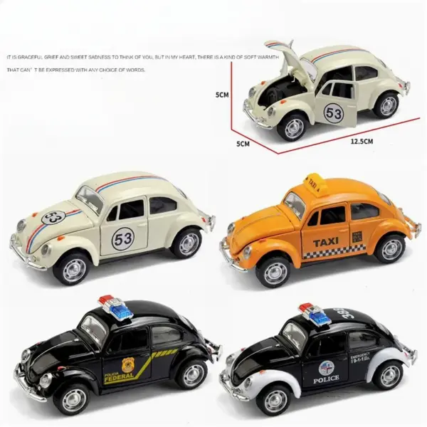 32 Alloy Volkswagen Beetle Diecast Car Model - Image 4