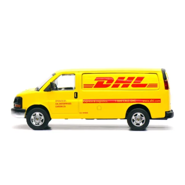 DHL 1:64 Scale Diecast Delivery Van Model - Image 4