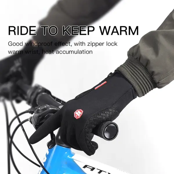 Windproof Touchscreen Motorbike Gloves for All - Image 4