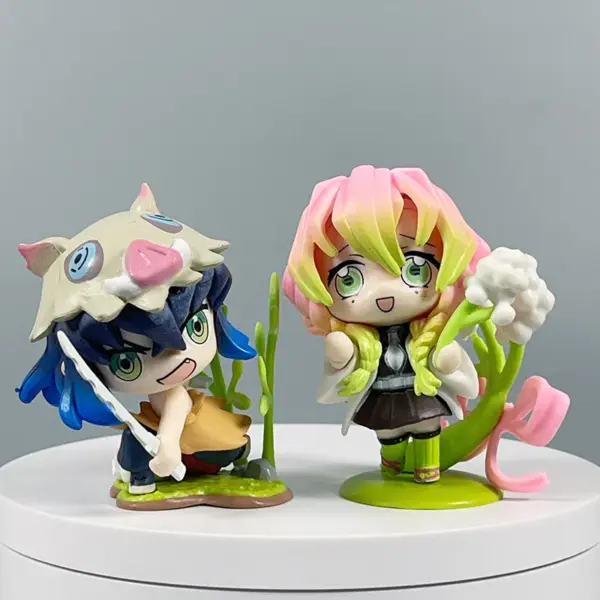 Demon Slayer Character Model Figures Set - Image 6