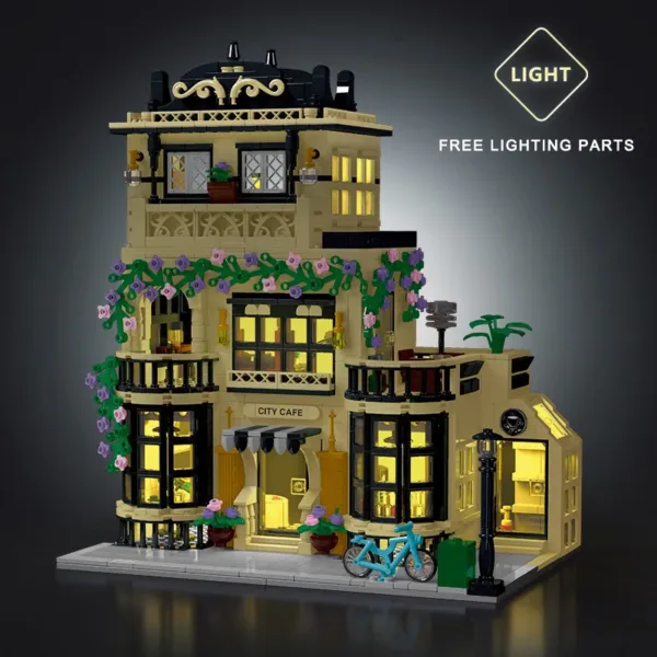 Creative City Cafe Streetview Building Blocks Set - Image 2