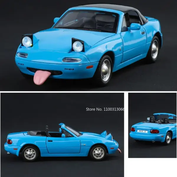 1:24 Mazda MX-5 Diecast Car with Sound - Image 6