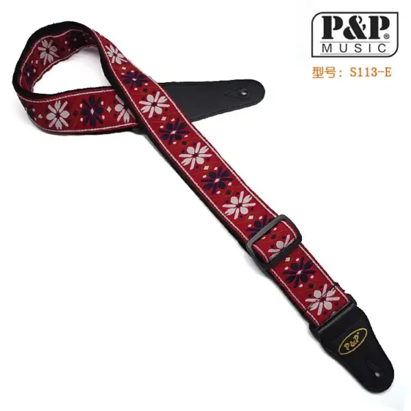 Adjustable Ethnic Style Guitar Strap 150cm - Image 8