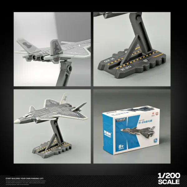 1/200 J-20 Fighter Jet Diecast Model Toy - Image 4