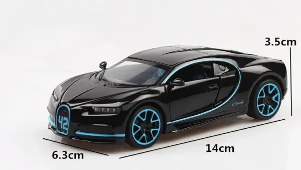 1:32 Bugatti Chiron Metal Diecast Car Model - Image 2