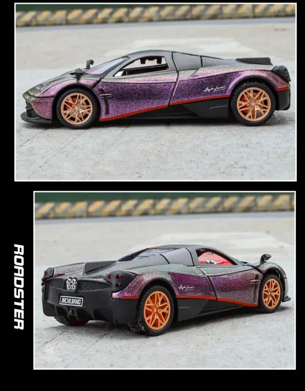 1:32 Pagani Huayra BC Alloy Model Car Toy - Image 7