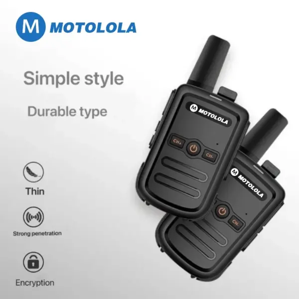 MOTOLOLA C-51 Portable Two-Way Radio 16 Channels - Image 2