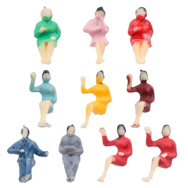 10Pcs Miniature Swimming Figures Assorted Poses - Image 10