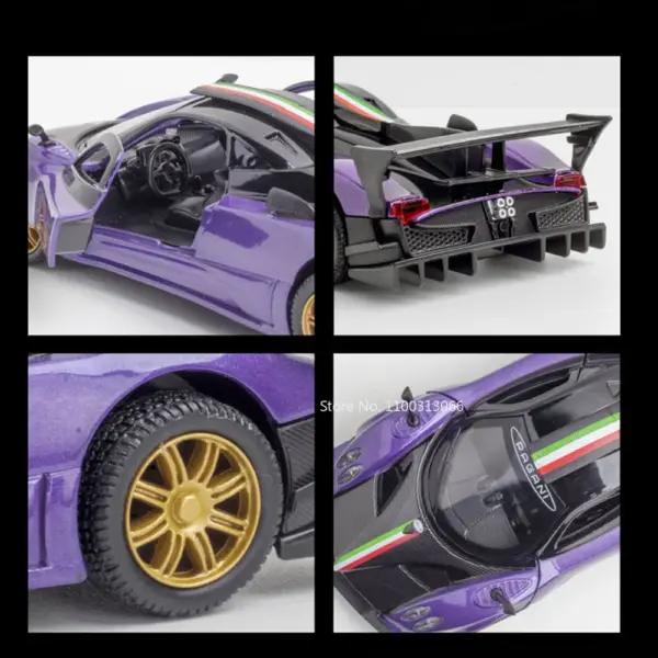 1:31 Pagani Zonda Diecast Model Car Toy - Image 3