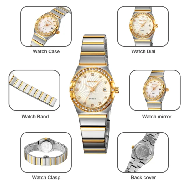 Stylish Waterproof Quartz Women's Wristwatch - Image 5